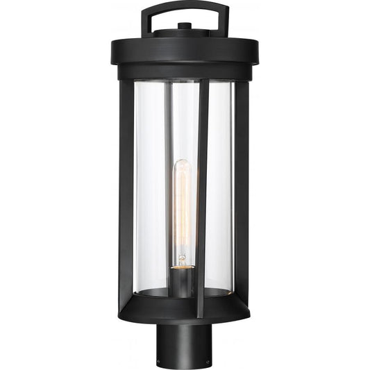 NUVO LIGHTING HURON 1 LIGHT POST LANTERN - AGED BRONZE #60/6503