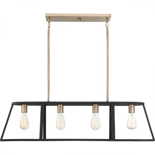 NUVO LIGHTING CHASSIS 4 LIGHT ISLAND PENDANT #60/6644