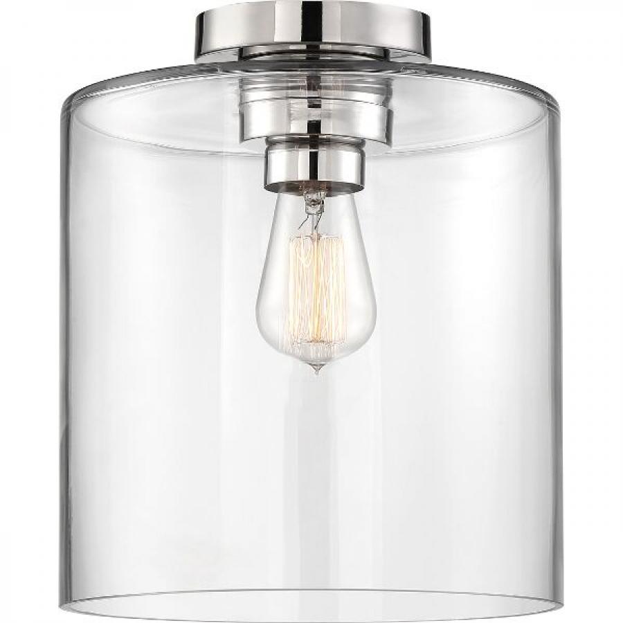 NUVO LIGHTING CHANTECLEER 1 LIGHT SEMI FLUSH PN #60/6778 60-6778