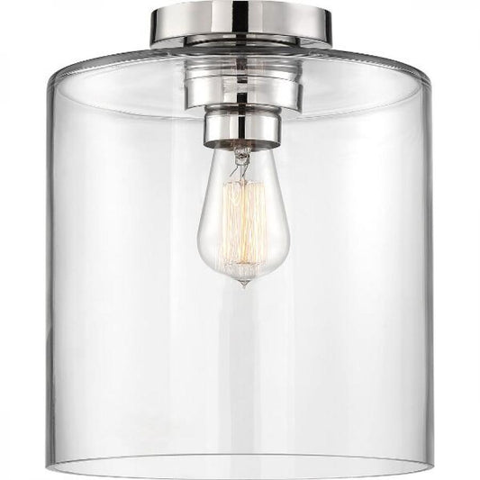 NUVO LIGHTING CHANTECLEER 1 LIGHT SEMI FLUSH PN #60/6778