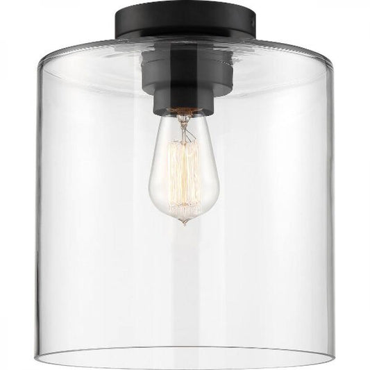NUVO LIGHTING CHANTECLEER 1 LIGHT SEMI FLUSH MB #60/6779