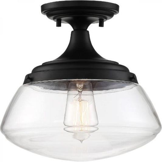 NUVO LIGHTING KEW 1 LIGHT SEMI FLUSH AB #60/6799