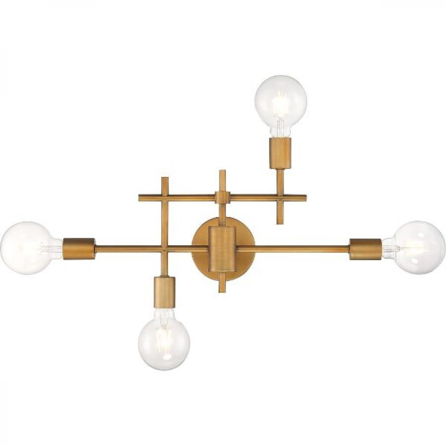 NUVO LIGHTING DELPHI 4 LIGHT VANITY AG #60/6871 60-6871