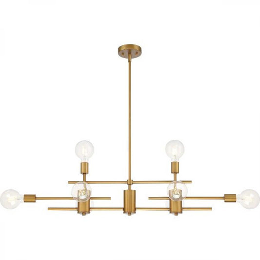 NUVO LIGHTING DELPHI 8 LIGHT ISLAND PENDANT AG #60/6872