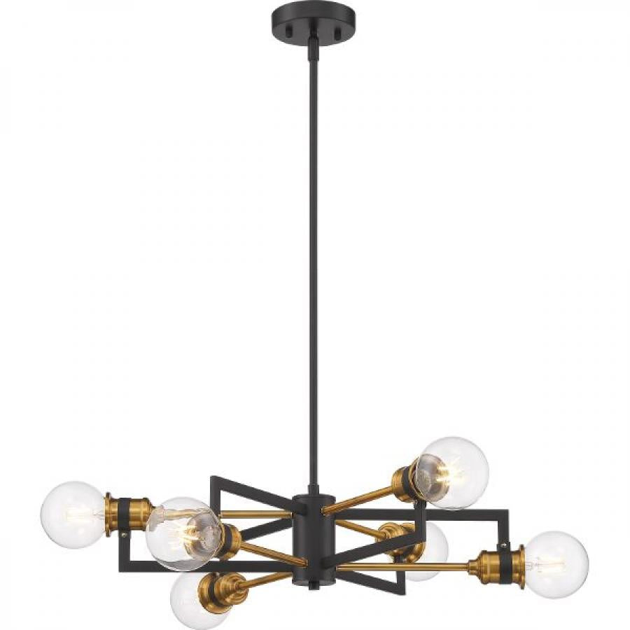 NUVO LIGHTING INTENTION 6 LIGHT CHANDELIER #60/6976 60-6976