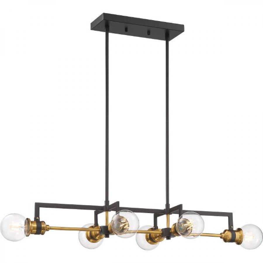 NUVO LIGHTING INTENTION 6 LT ISLAND PENDANT #60/6977 60-6977