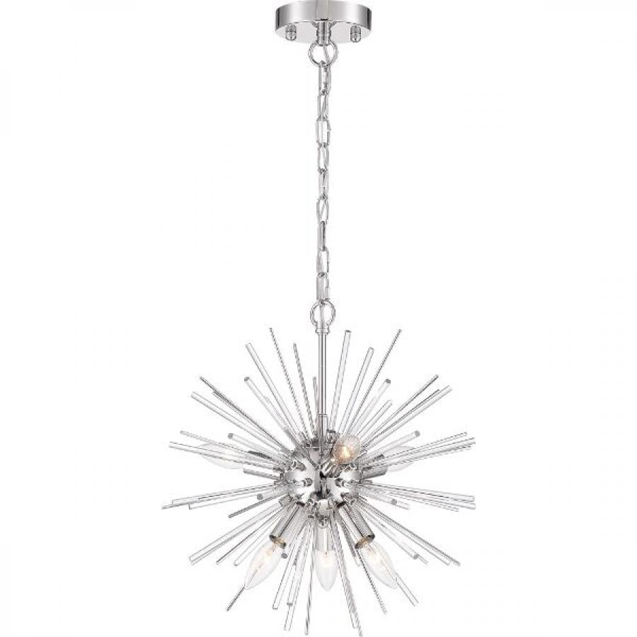 NUVO LIGHTING CIRRUS 6 LIGHT CHANDELIER PN #60/6991