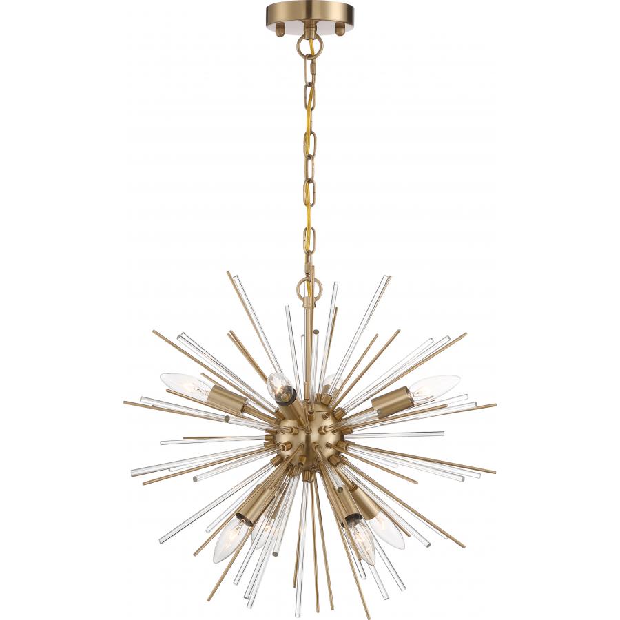 NUVO LIGHTING CIRRUS 8 LIGHT CHANDELIER VB #60/6994