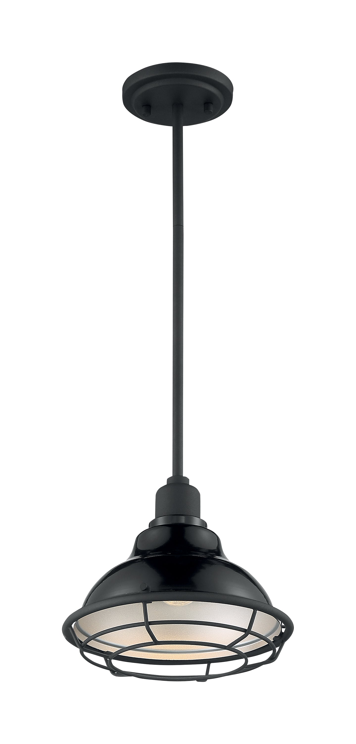 NUVO LIGHTING NEWBRIDGE 1LT SMALL PENDANT GB #60/7003 60-7003