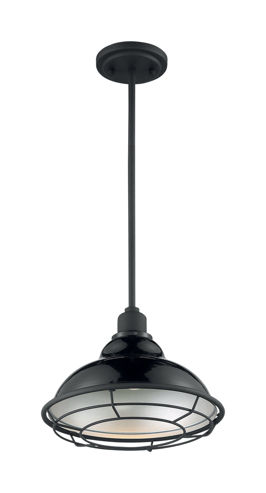 NUVO LIGHTING NEWBRIDGE 1LT LARGE PENDANT GB #60/7004