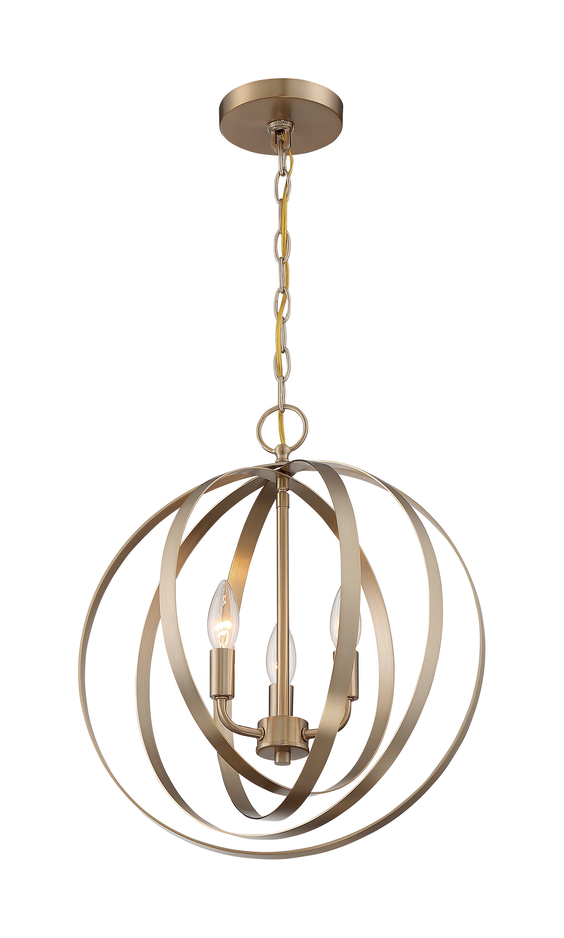 NUVO LIGHTING PENDLETON 3LT PENDANT BB #60/7057 60-7057