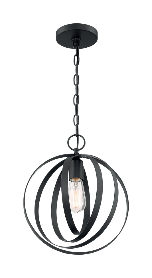 NUVO LIGHTING PENDLETON 1LT PENDANT MB #60/7066