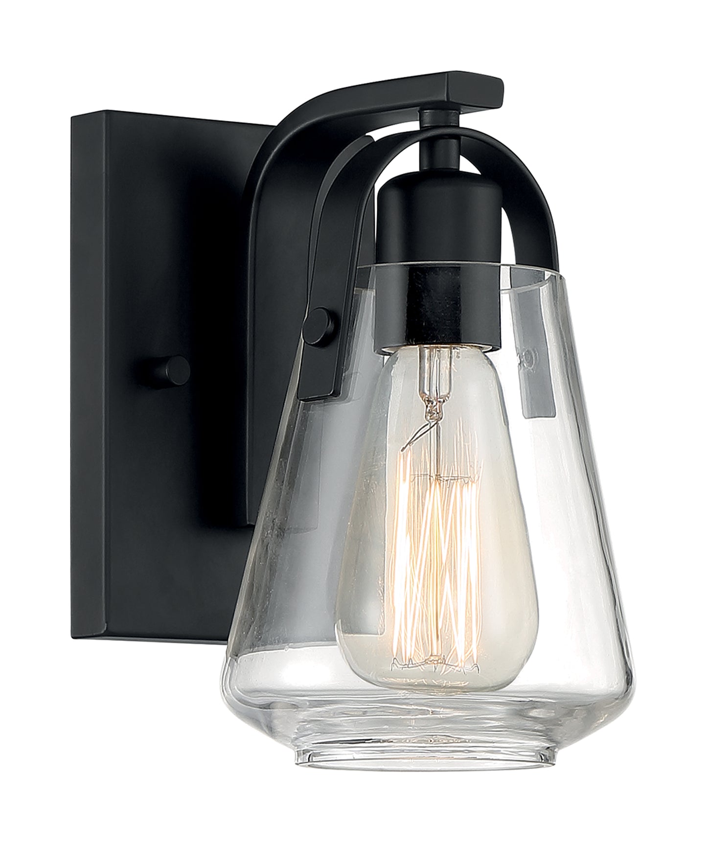 NUVO LIGHTING SKYBRIDGE 1 LIGHT VANITY MB #60/7101
