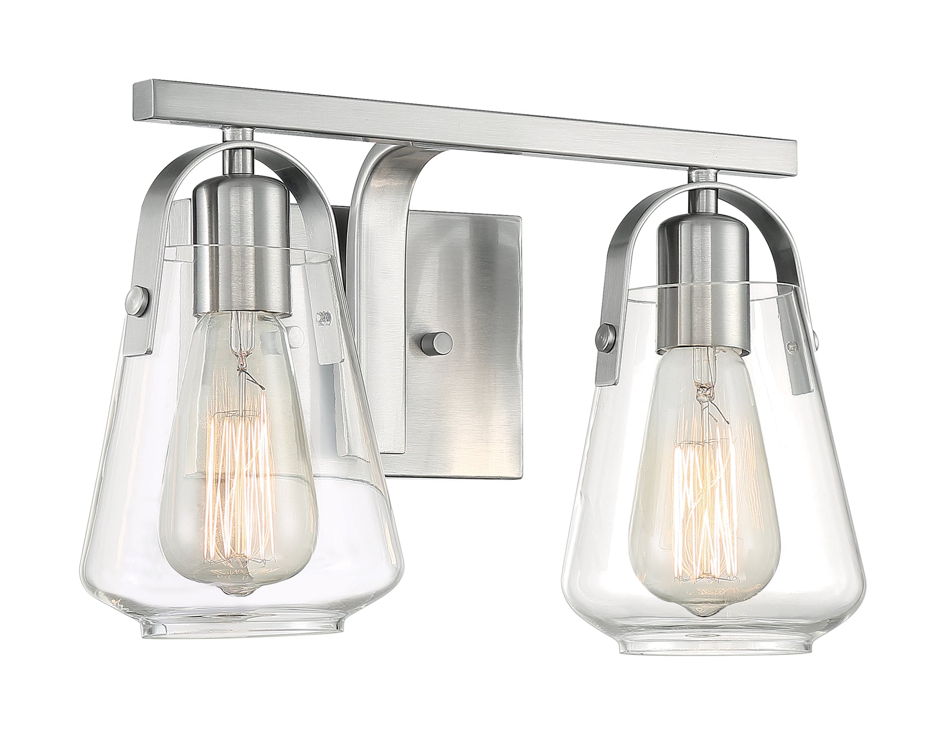NUVO LIGHTING SKYBRIDGE 2 LIGHT VANITY BN #60/7112 60-7112
