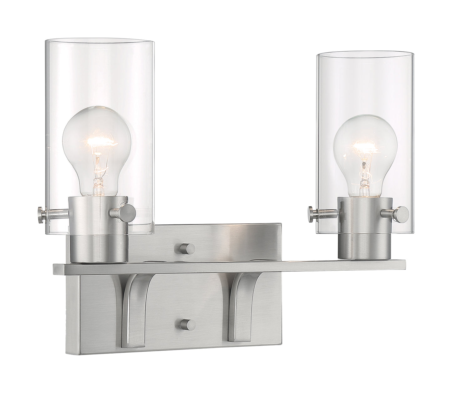 NUVO LIGHTING SOMMERSET 2 LIGHT VANITY BN #60/7172