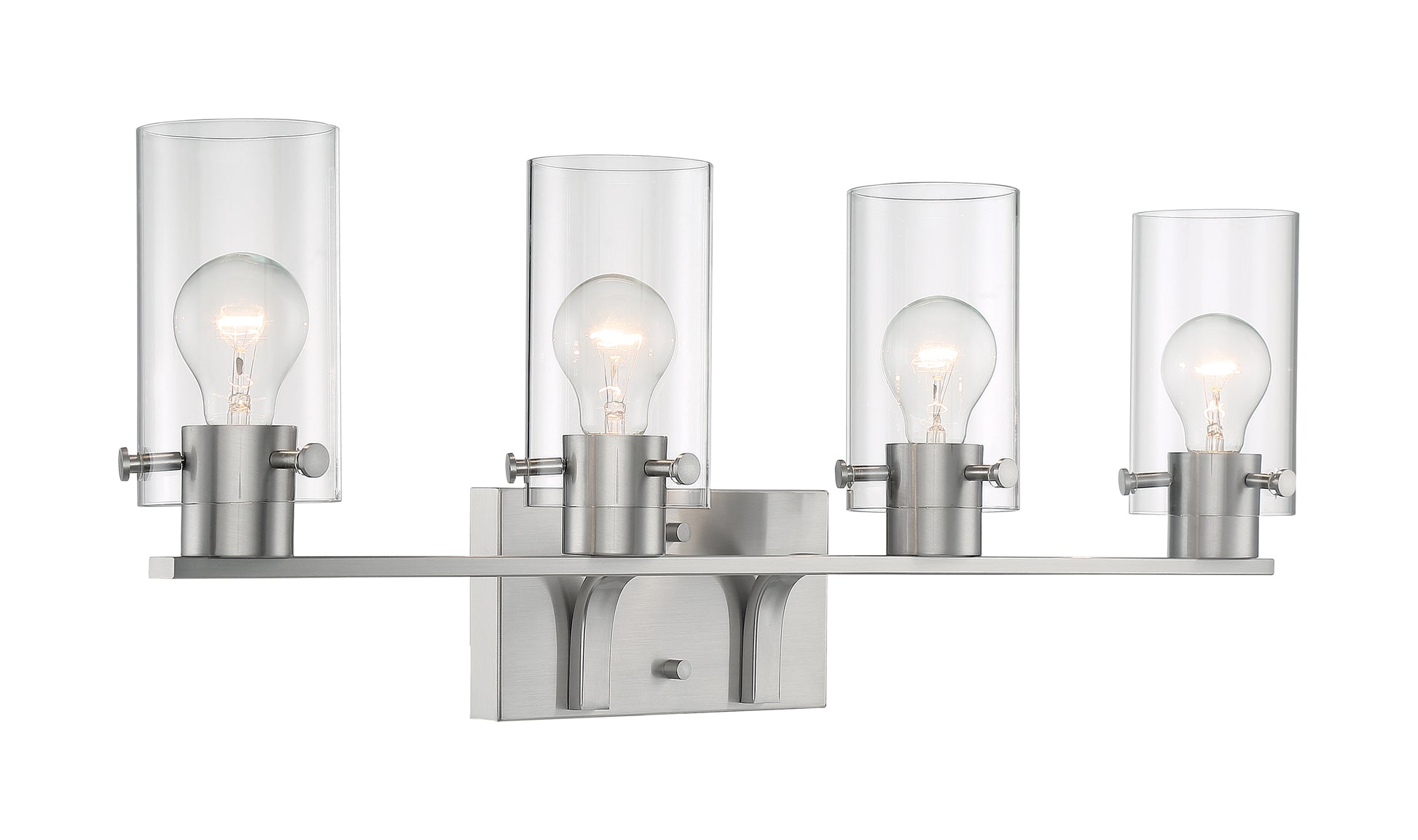 NUVO LIGHTING SOMMERSET 4 LIGHT VANITY BN #60/7174 60-7174