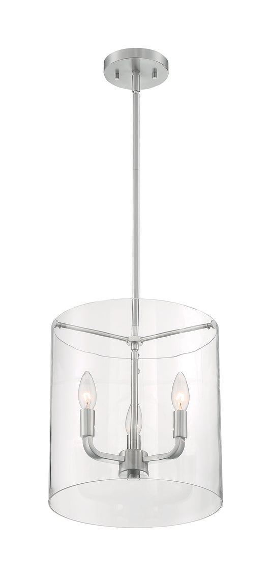 NUVO LIGHTING SOMMERSET 3 LIGHT PENDANT BN #60/7177