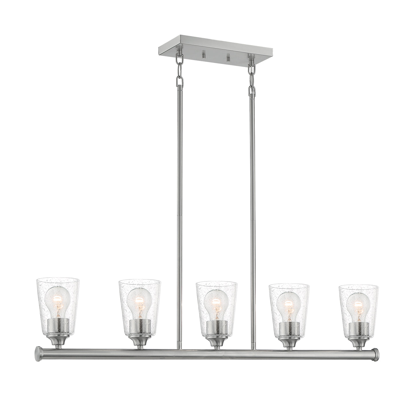 NUVO LIGHTING BRANSEL 5 LT ISLAND PENDANT BN #60/7186