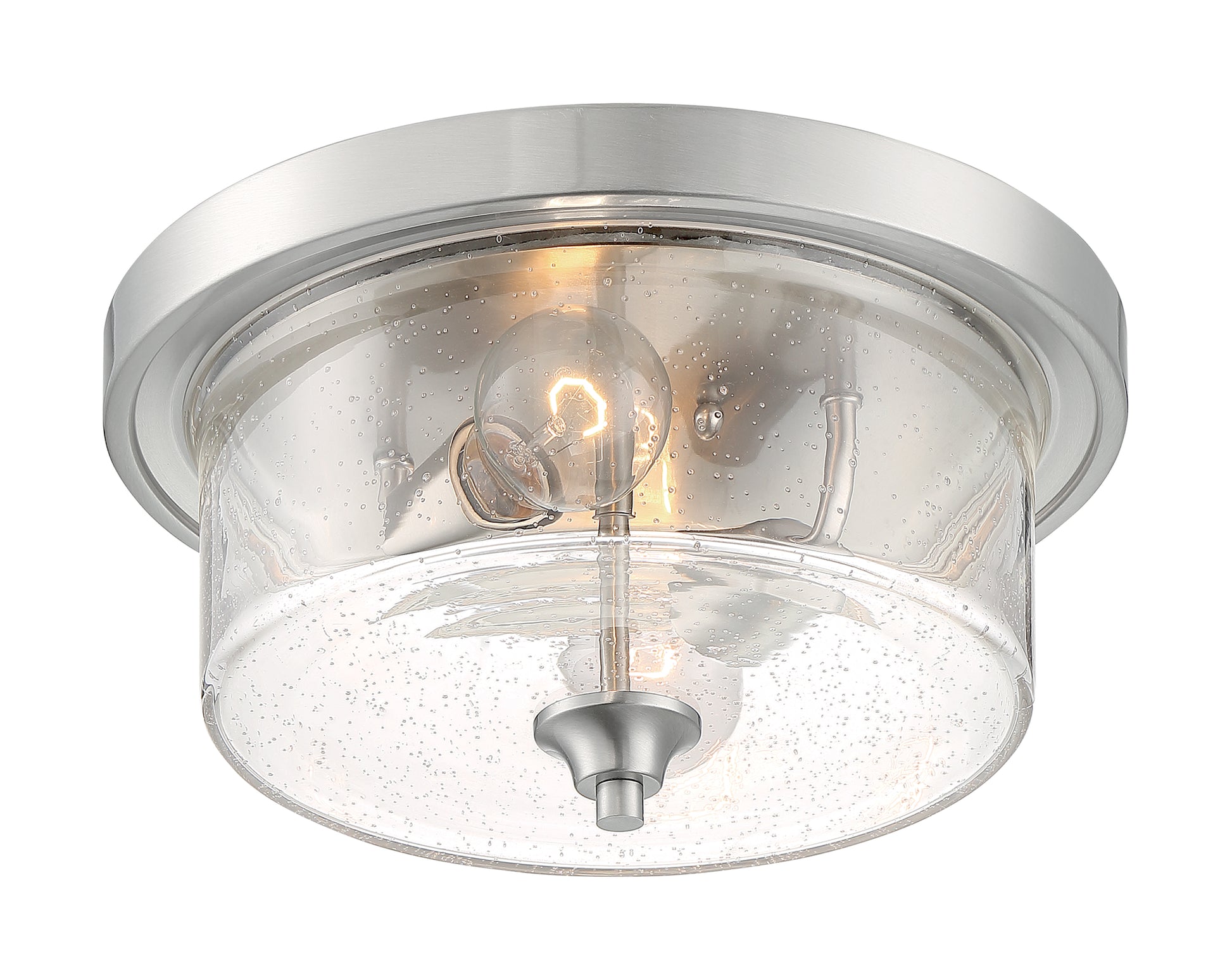 NUVO LIGHTING BRANSEL 2 LIGHT FLUSH MOUNT BN #60/7190 60-7190