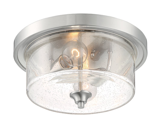 NUVO LIGHTING BRANSEL 2 LIGHT FLUSH MOUNT BN #60/7190