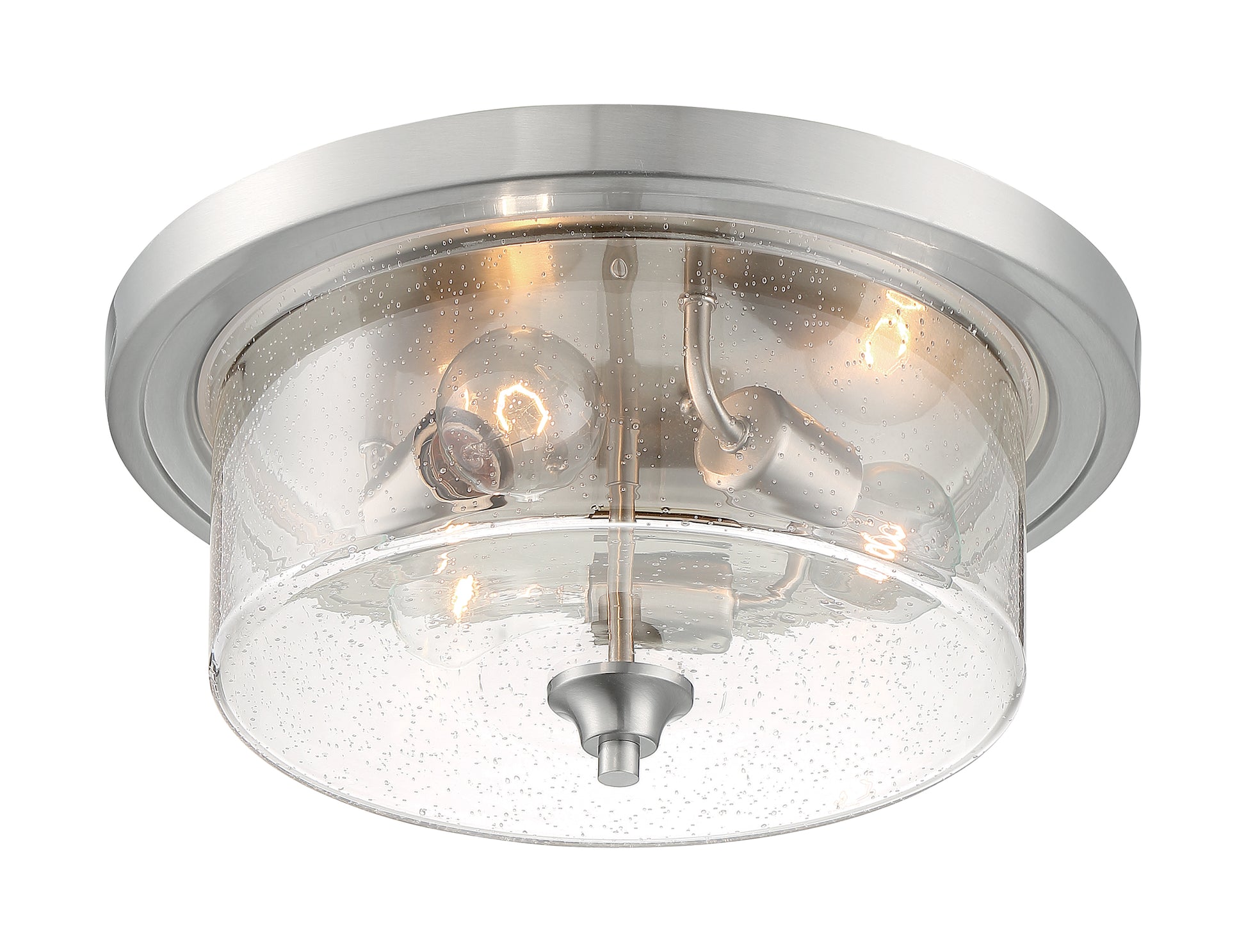 NUVO LIGHTING BRANSEL 3 LIGHT FLUSH MOUNT BN #60/7191 60-7191