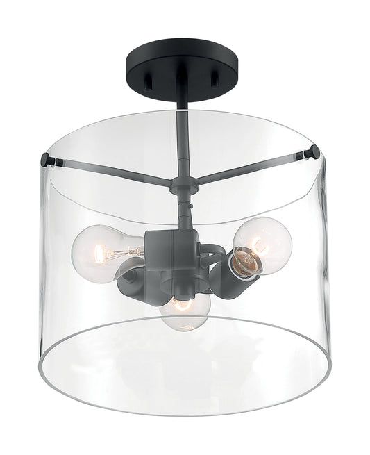 NUVO LIGHTING SOMMERSET 3 LIGHT SEMI FLUSH #60/7278