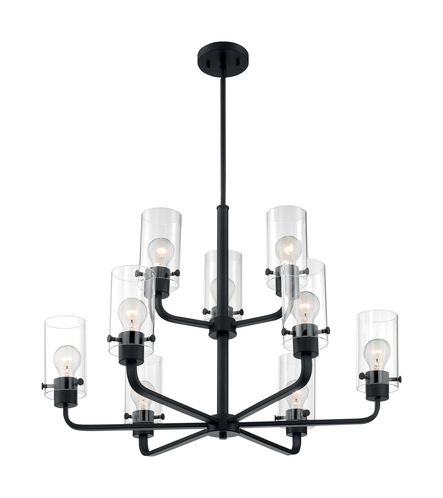 NUVO LIGHTING SOMMERSET 9 LIGHT CHANDELIER #60/7279