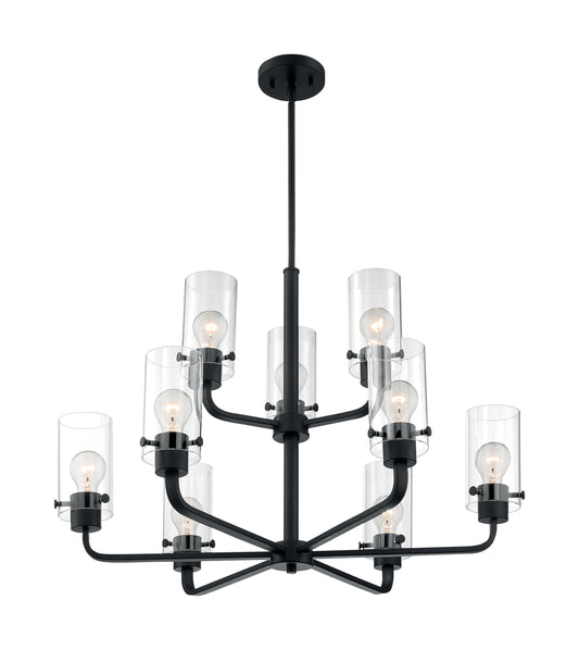 NUVO LIGHTING SOMMERSET 9 LIGHT CHANDELIER #60/7279