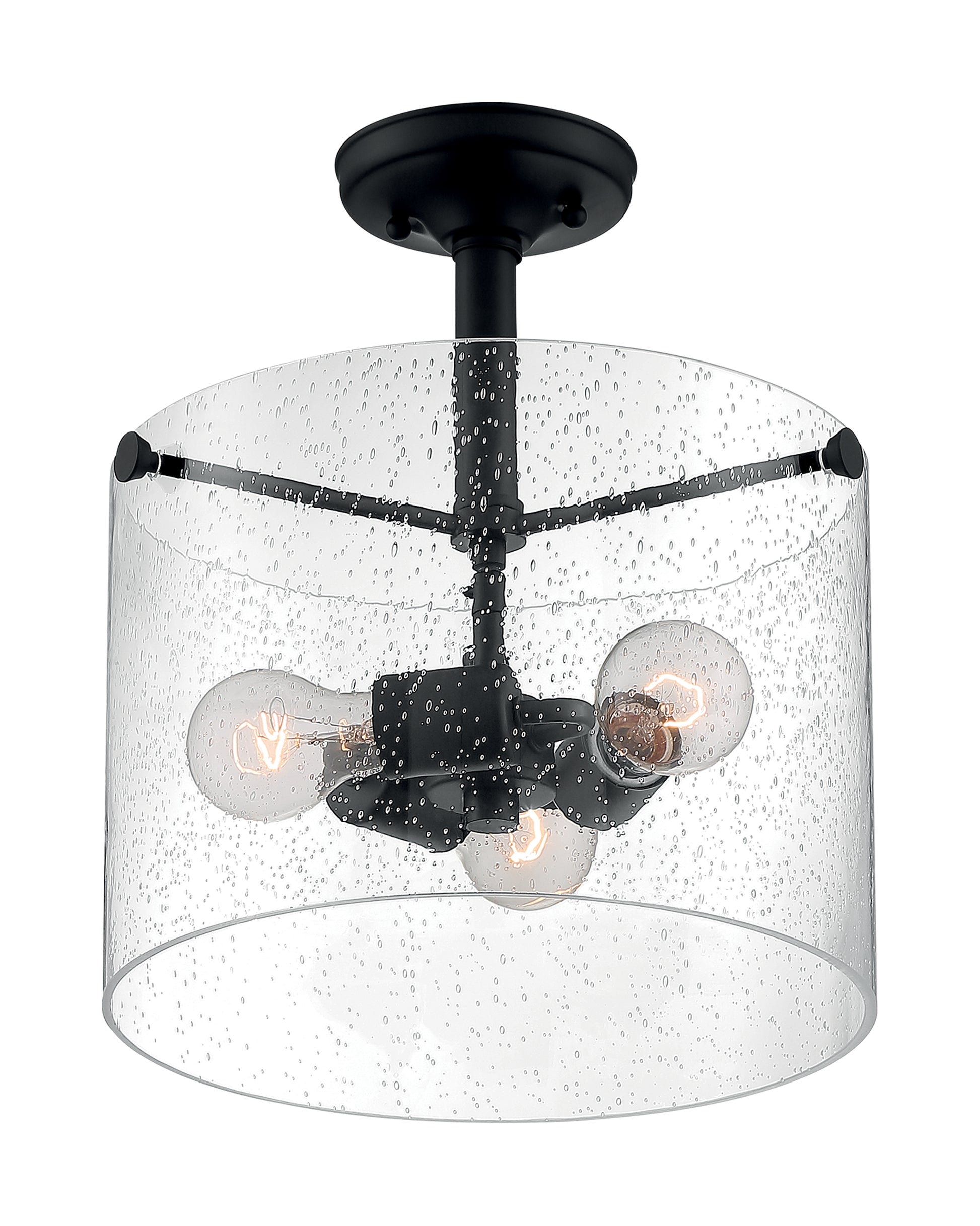 NUVO LIGHTING BRANSEL 3 LIGHT SEMI FLUSH #60/7288 60-7288