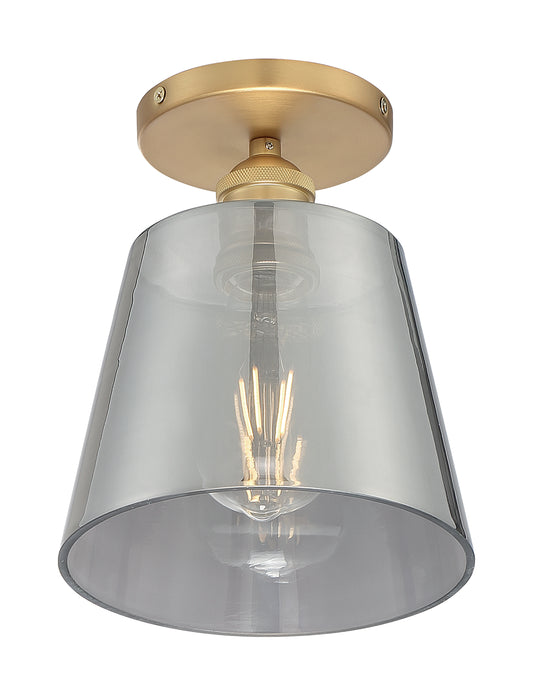 NUVO LIGHTING MOTIF 1LT 7" SEMI FLUSH BB SG #60/7323