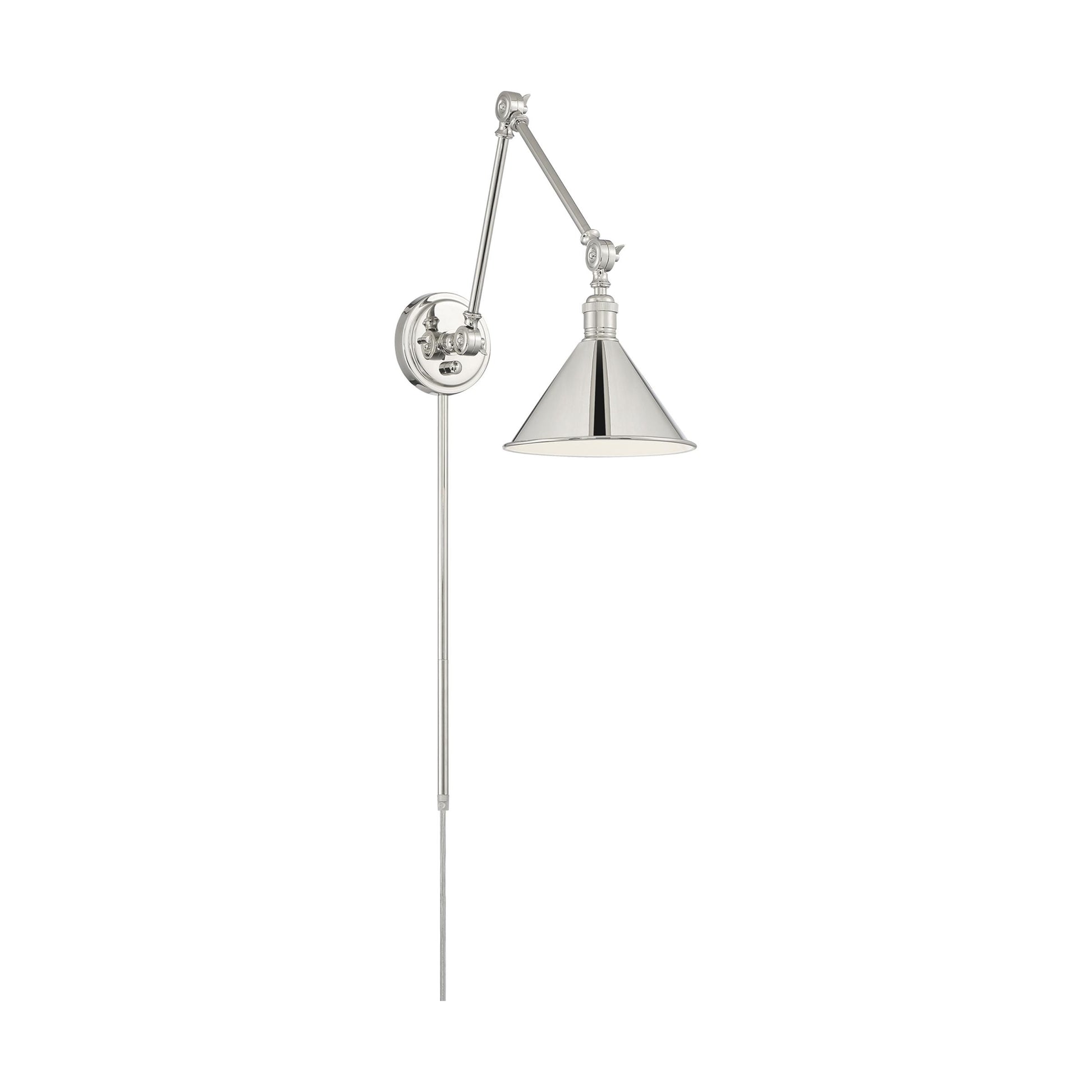 NUVO LIGHTING DELANCEY SWING ARM FIXTURE PN #60/7362 60-7362