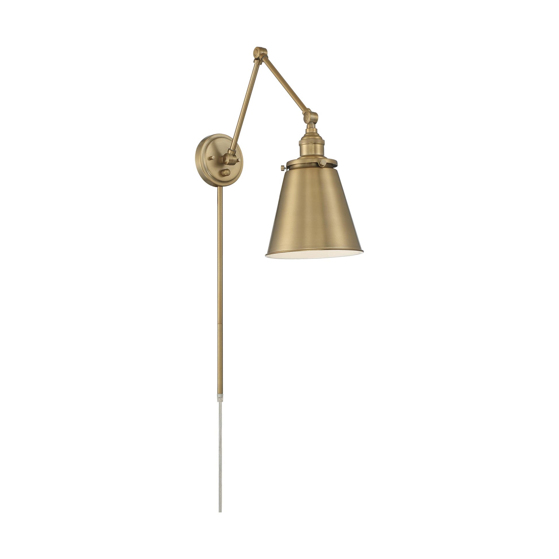 NUVO LIGHTING BAYARD SWING ARM FIXTURE BB #60/7367 60-7367