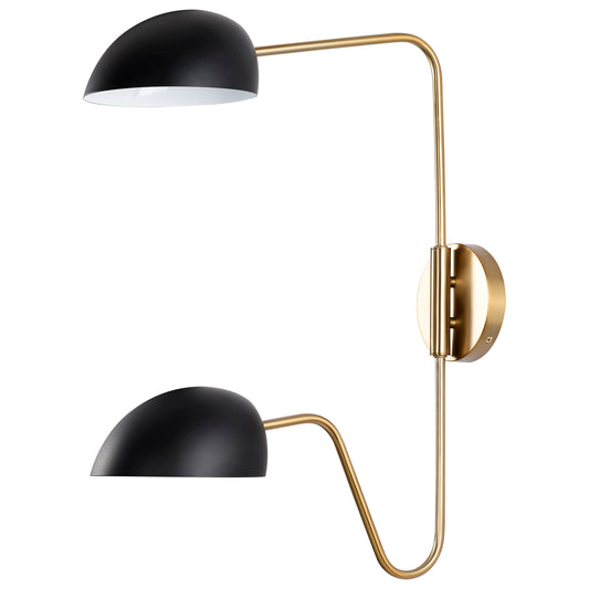 NUVO LIGHTING TRILBY 2 LIGHT WALL SCONCE #60/7393