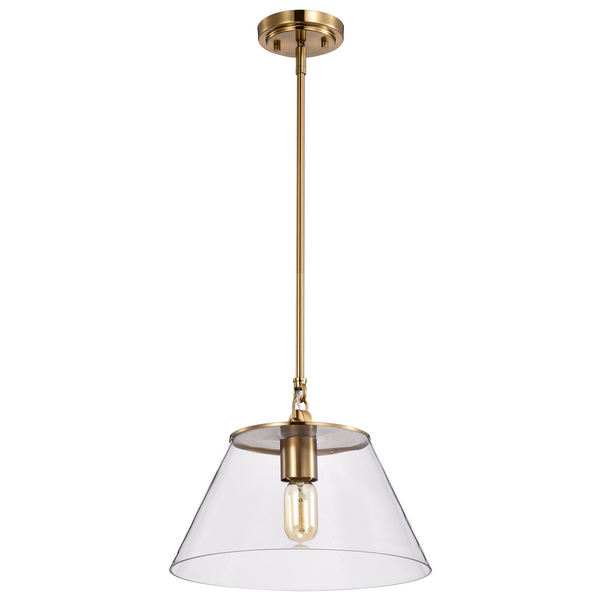 NUVO LIGHTING DOVER 1 LIGHT MEDIUM PENDANT #60/7413 60-7413