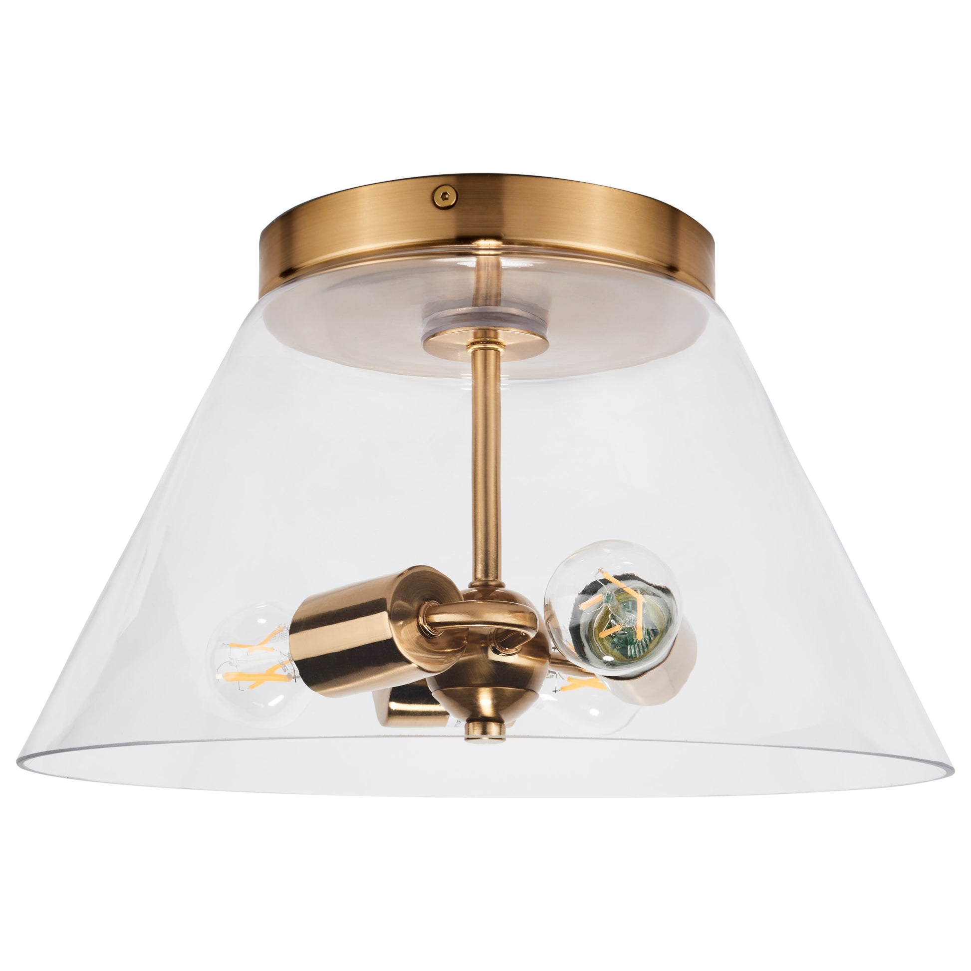 NUVO LIGHTING DOVER 2 LIGHT SMALL FLUSH #60/7419 60-7419