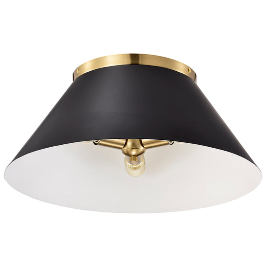NUVO LIGHTING DOVER 3 LIGHT LARGE FLUSH #60/7420