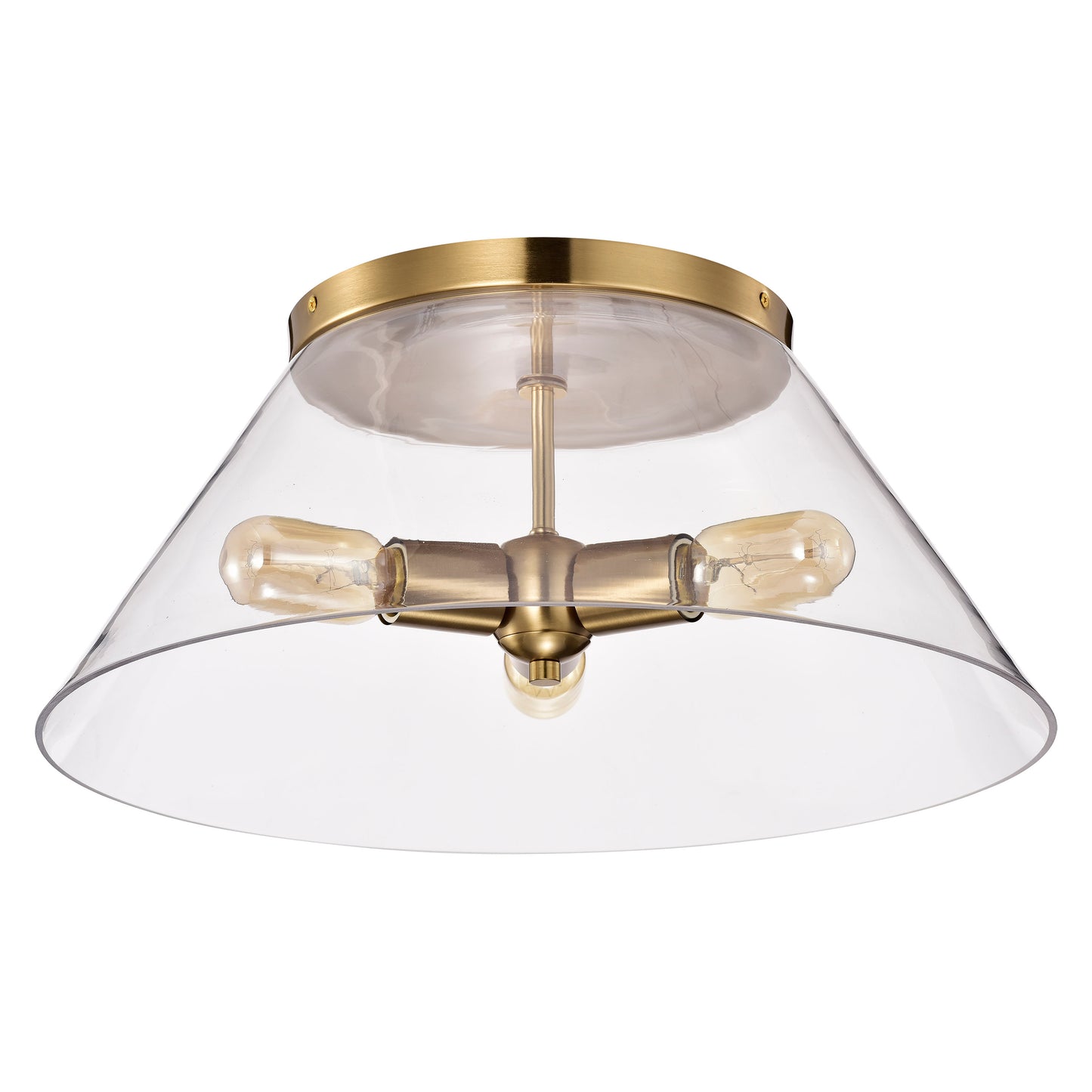 NUVO LIGHTING DOVER 3 LIGHT LARGE FLUSH #60/7422