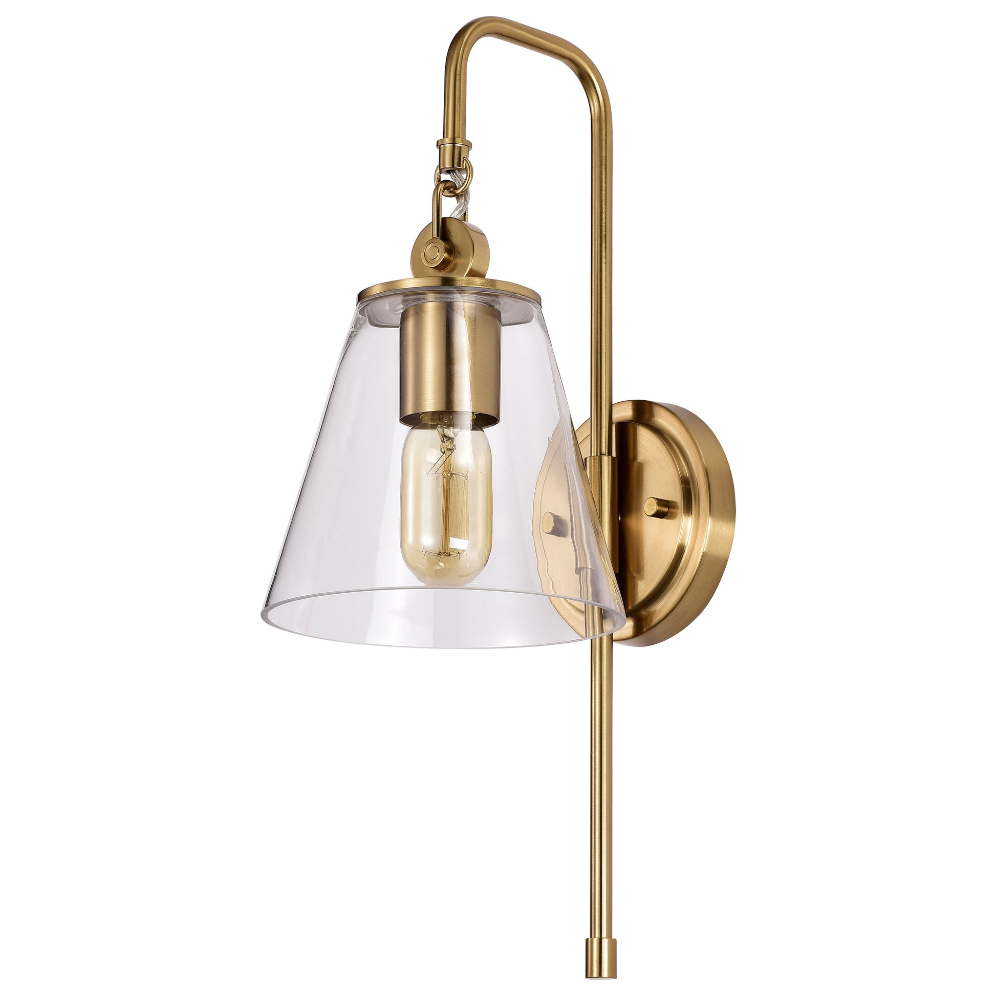 NUVO LIGHTING DOVER 1 LIGHT WALL SCONCE #60/7449 60-7449