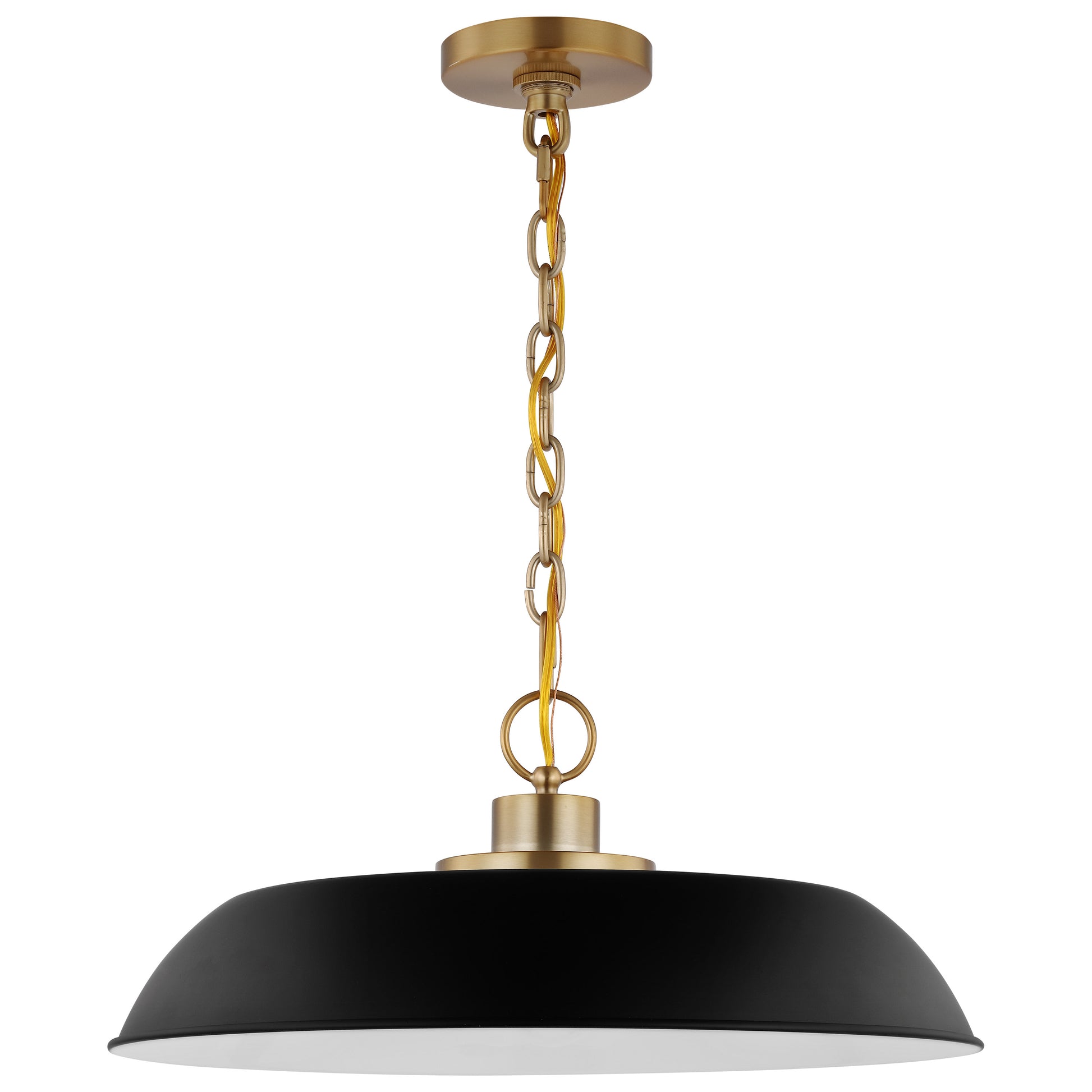 NUVO LIGHTING COLONY 1 LIGHT MEDIUM PENDANT #60/7484 60-7484