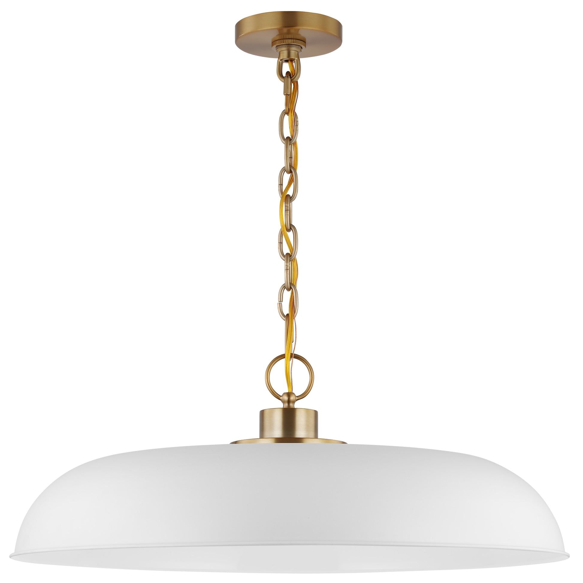 NUVO LIGHTING COLONY 1 LIGHT LARGE PENDANT #60/7486 60-7486