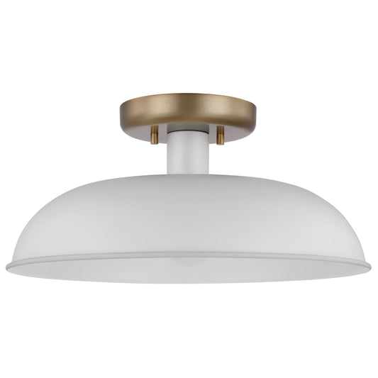 NUVO LIGHTING COLONY 1 LIGHT SMALL SEMI FLUSH #60/7490