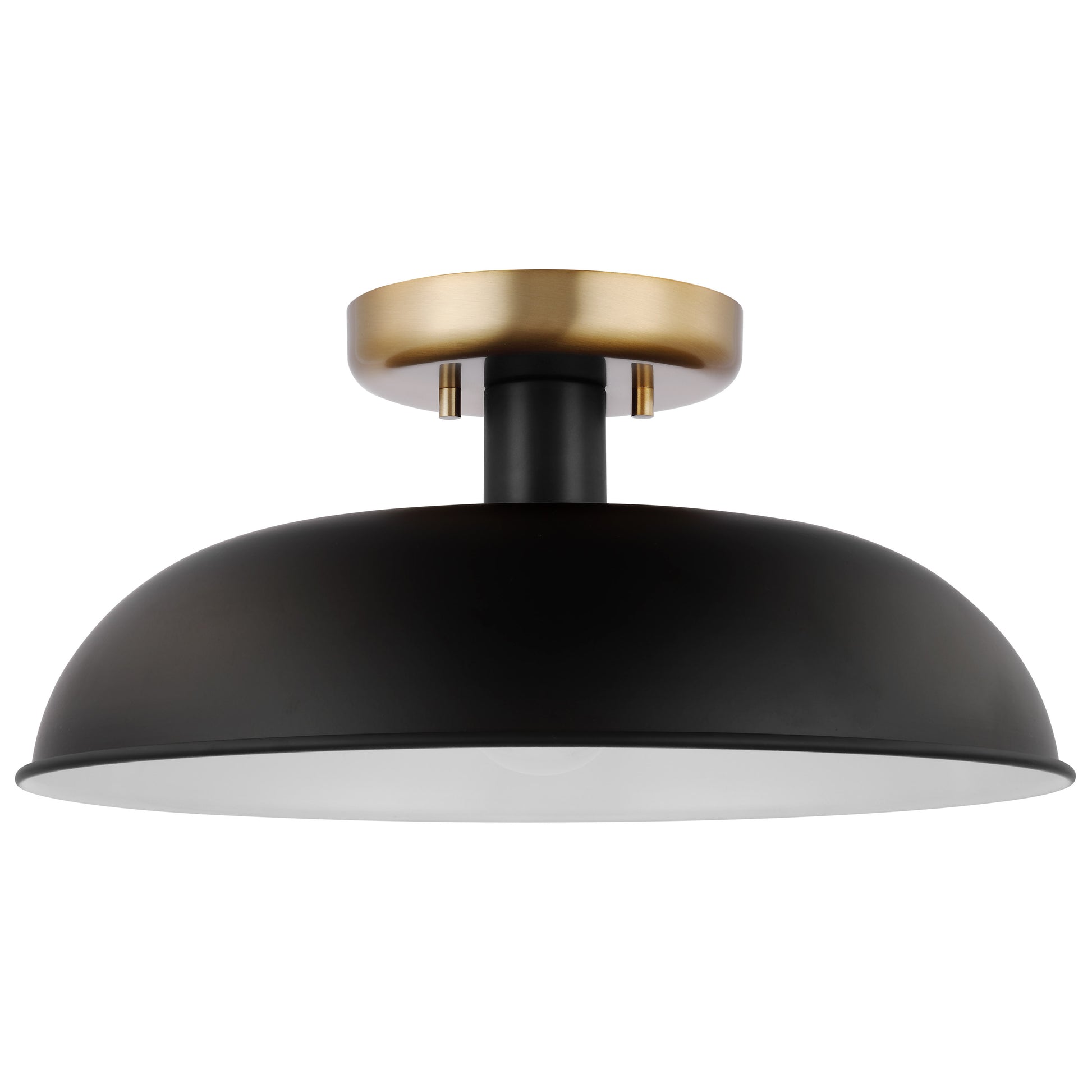 NUVO LIGHTING COLONY 1 LIGHT SMALL SEMI FLUSH #60/7491 60-7491