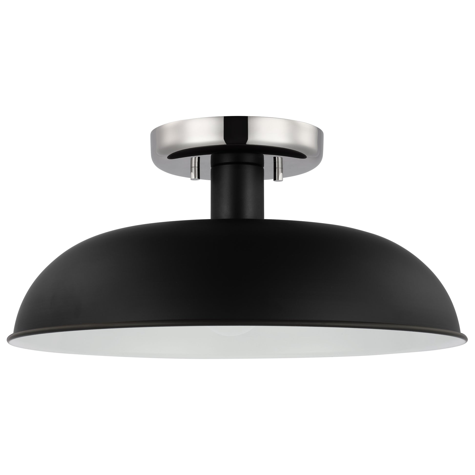 NUVO LIGHTING COLONY 1 LIGHT SMALL SEMI FLUSH #60/7492 60-7492