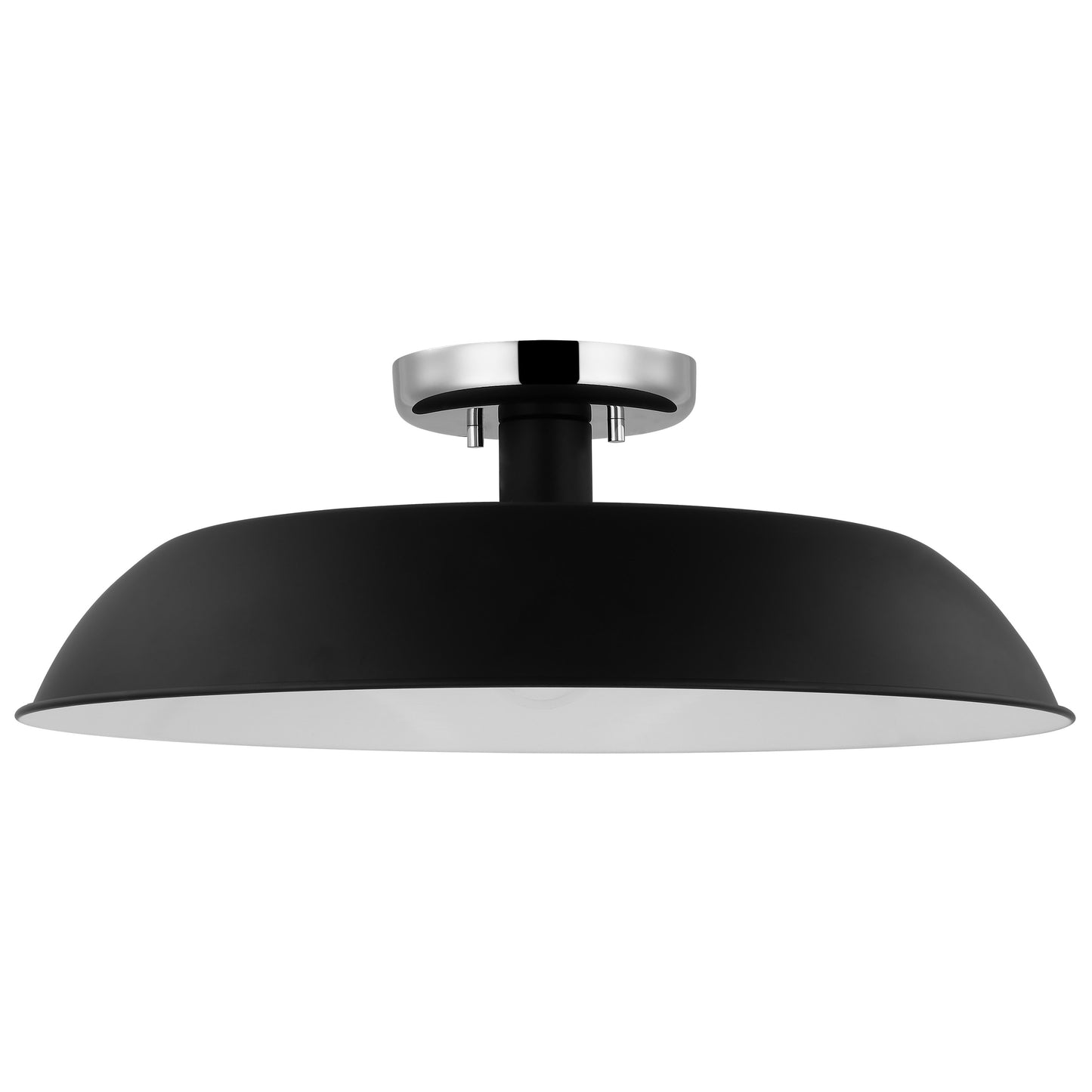 NUVO LIGHTING COLONY 1 LIGHT MEDIUM SEMI FLUSH #60/7495