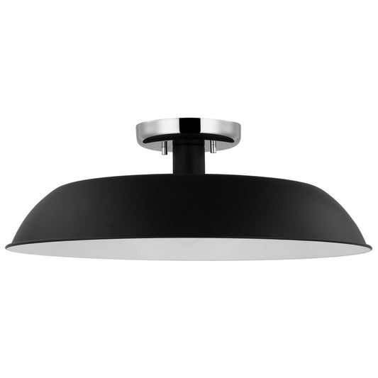NUVO LIGHTING COLONY 1 LIGHT MEDIUM SEMI FLUSH #60/7495
