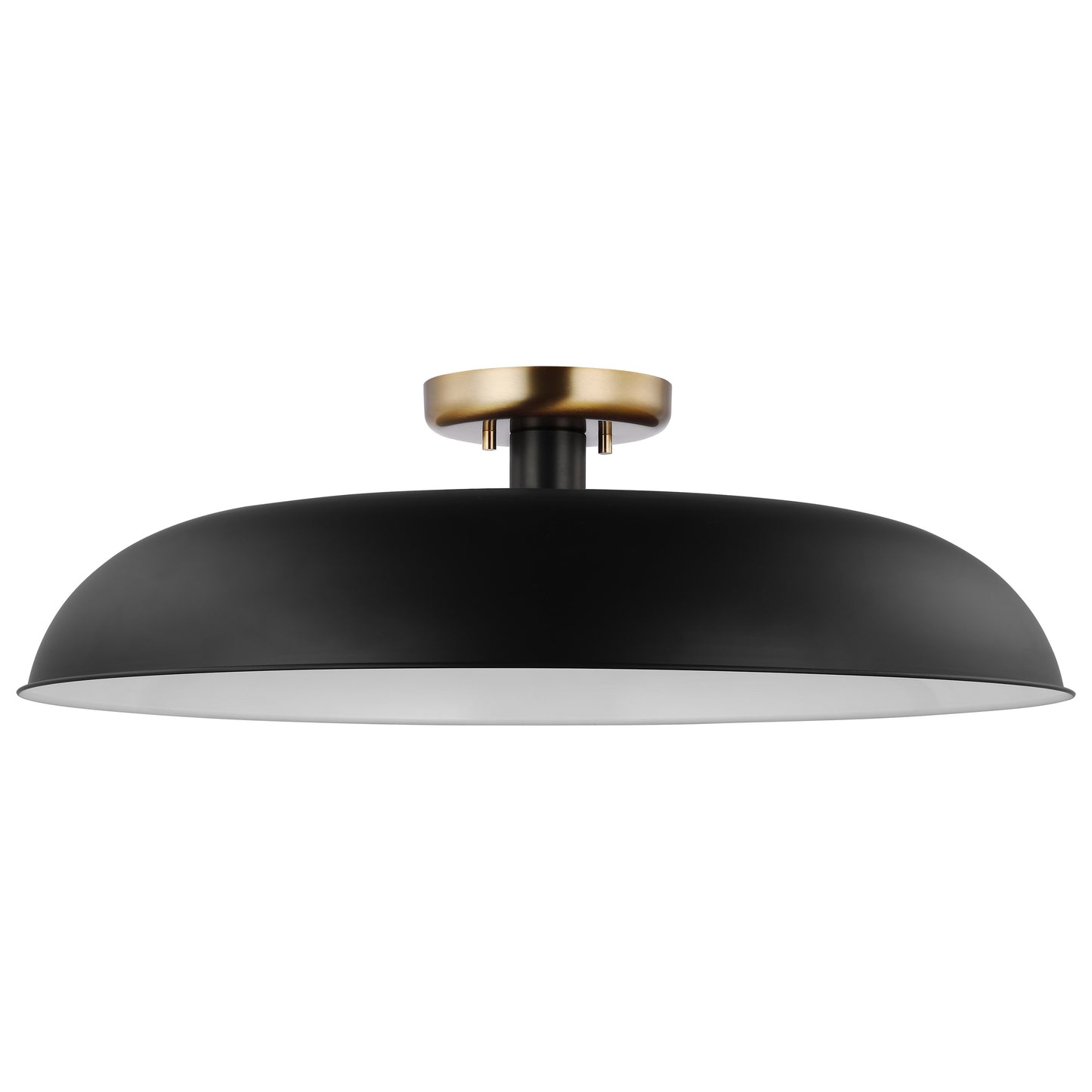 NUVO LIGHTING COLONY 1 LIGHT LARGE SEMI FLUSH #60/7497