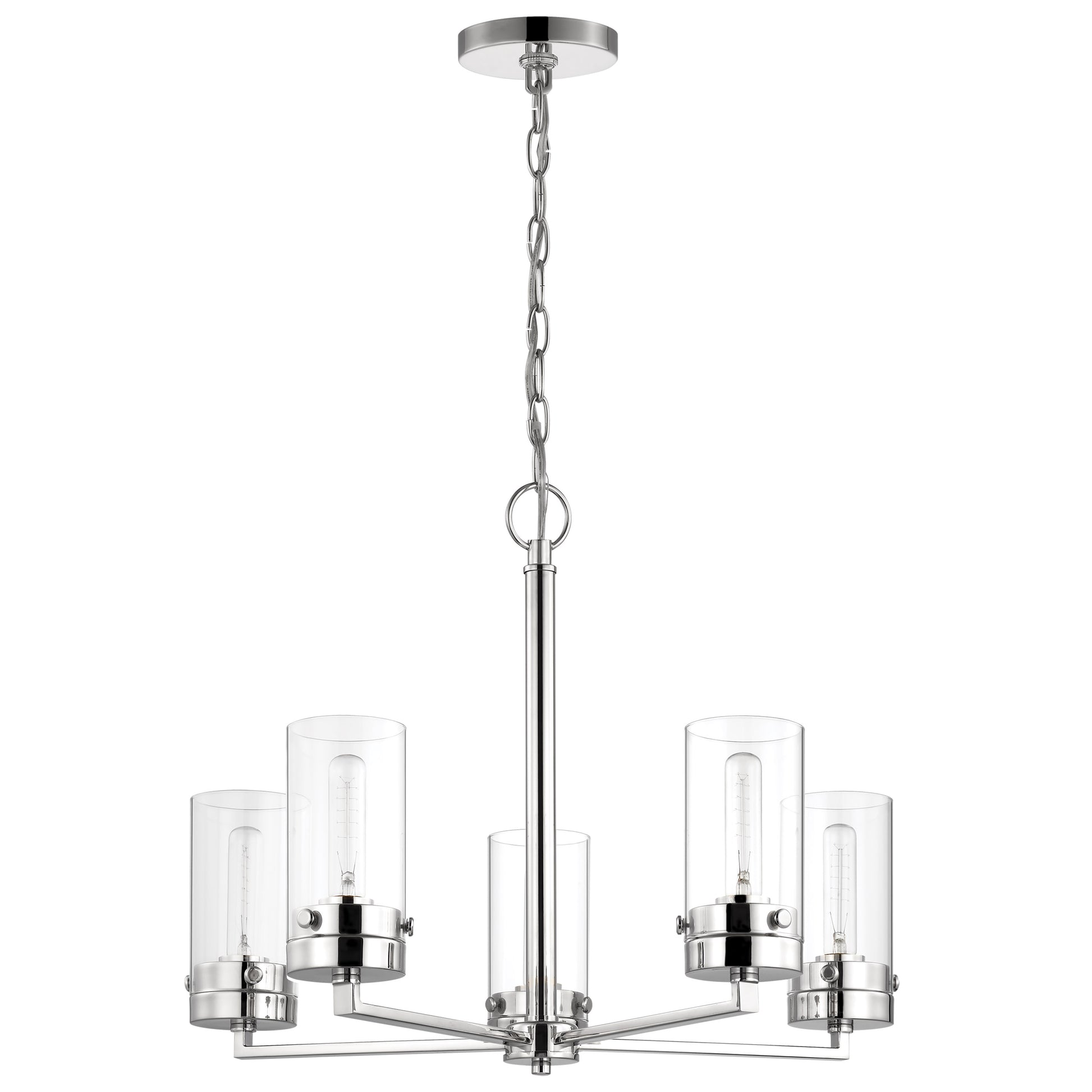 NUVO LIGHTING INTERSECTION 5LT CHANDELIER #60/7635 60-7635