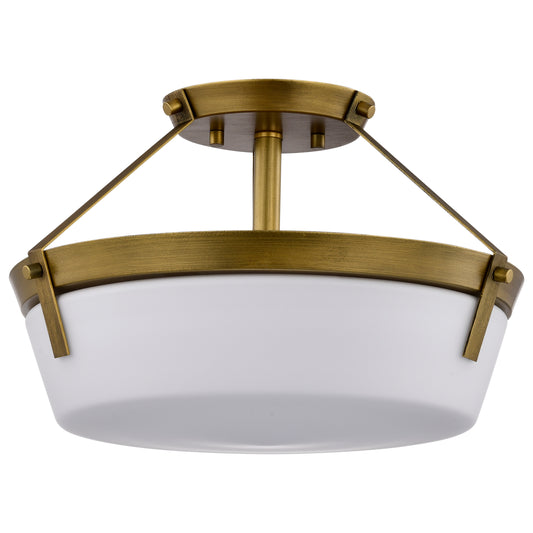 NUVO LIGHTING ROWEN 3 LIGHT SEMI FLUSH #60/7753
