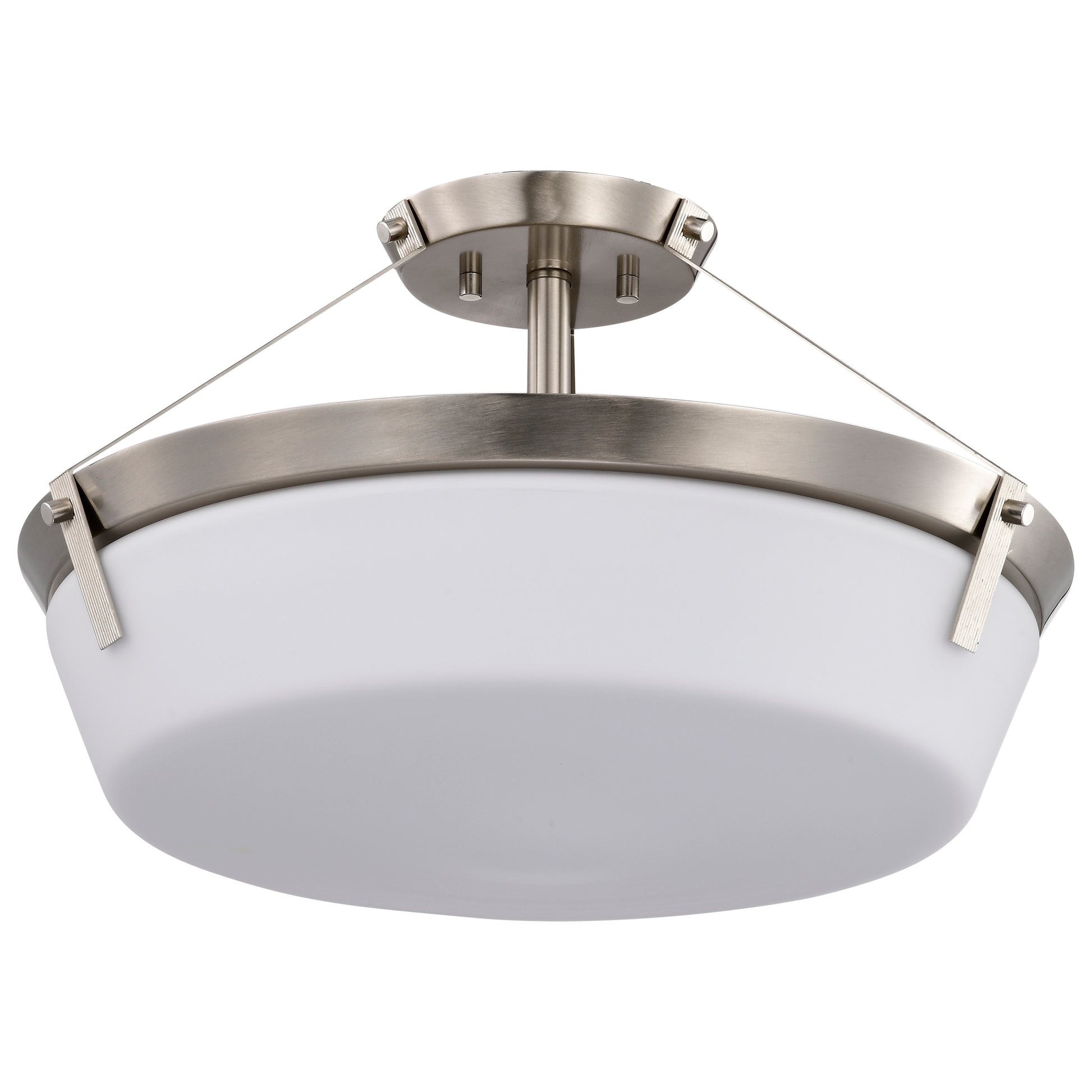 NUVO LIGHTING ROWEN 4 LIGHT SEMI FLUSH #60/7762 60-7762