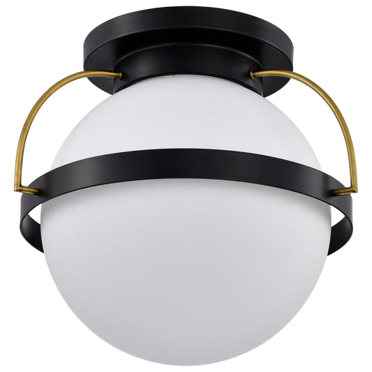 NUVO LIGHTING LAKESHORE 1 LT LARGE FLUSH #60/7772